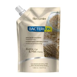 Jabon Liquido Antibacterial Bacterion Avena & Miel 1000ml