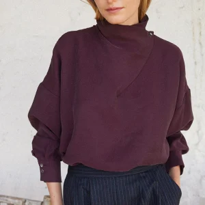 Blusa Marlena Berenjena