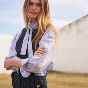 Camisa Paula celeste