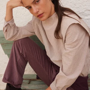 Camisa Bandana burdeos