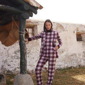 Chaqueta Malene Berenjena