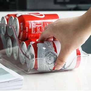 Contenedor acrílico para bebidas latas multiuso