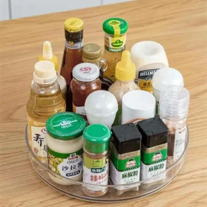 Base giratoria acrilica organizador giratorio para encimera de cocina