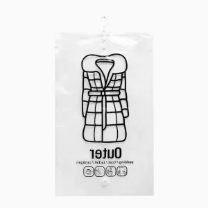 Bolsa al vacío compresora para casaca y abrigos colgante de almacenamiento impermeable a prueba de humedad ST