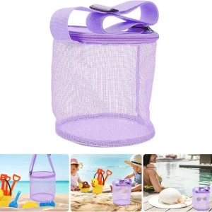 Bolso malla playero Bolsa de malla de juguete de playa