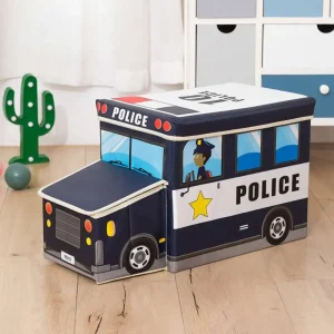 Caja organizadora plegable para niños Puff Plegable Organizador de Juguetes