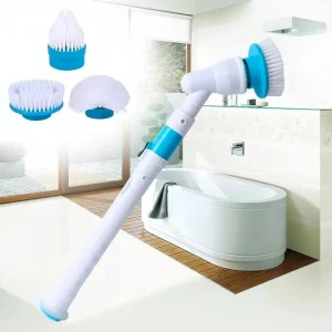 Cepillo Multifuncional eléctrico de limpieza giratorio mango largo