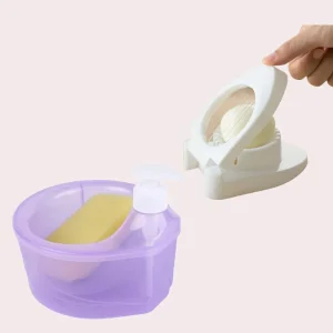 Combo dispensador de lavavajillas liquido + Cortador de huevo multiuso de Acero