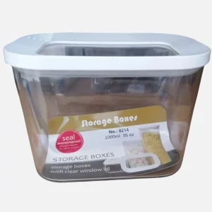 Contenedor hermético tapa blanca 1000 ml