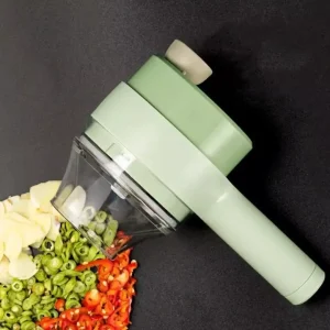 Cortador de Verduras recargable de mano para ajo, cebolla y especias, 250 ml USB recargable