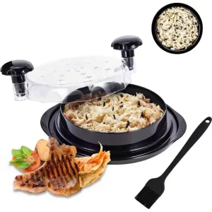 Deshilachador Triturador Manual Giratorio de Pollo y Carnes de Acrílico Grande