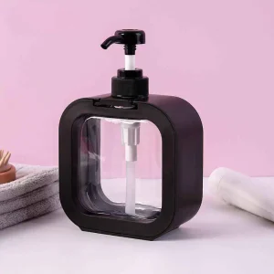 Dispensador de jabon de encimera de gran capacidad de 500 ml Botella dispensadora para champu jabon de manos gel de ducha