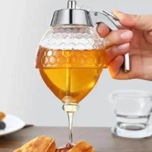 Dispensador para miel tipo prensa creativo japones