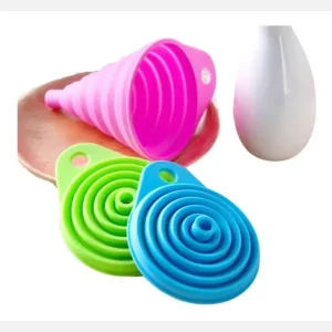 Embudo Telescópico Mini Plegable De Silicona de Grado Alimenticio Para El Hogar