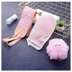 Esponja exfoliante de ducha - Set de 3 pzas