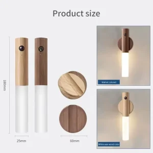 Lámpara LED Aplique Imanado Sensor de Movimiento Recargable