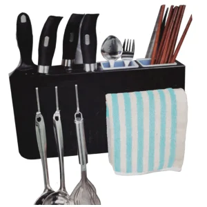 Soporte organizador de pared utensilios de cocina