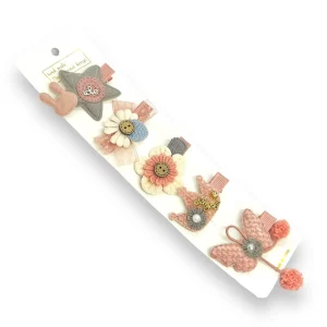 Set 5 Ganchos para niñas y bebés - Estrella