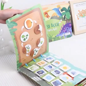 Busy Book Libro de Actividades Silencioso Montessori Didáctico