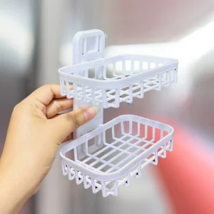 Jabonera doble modelo rejilla Jabonera 2 Niveles