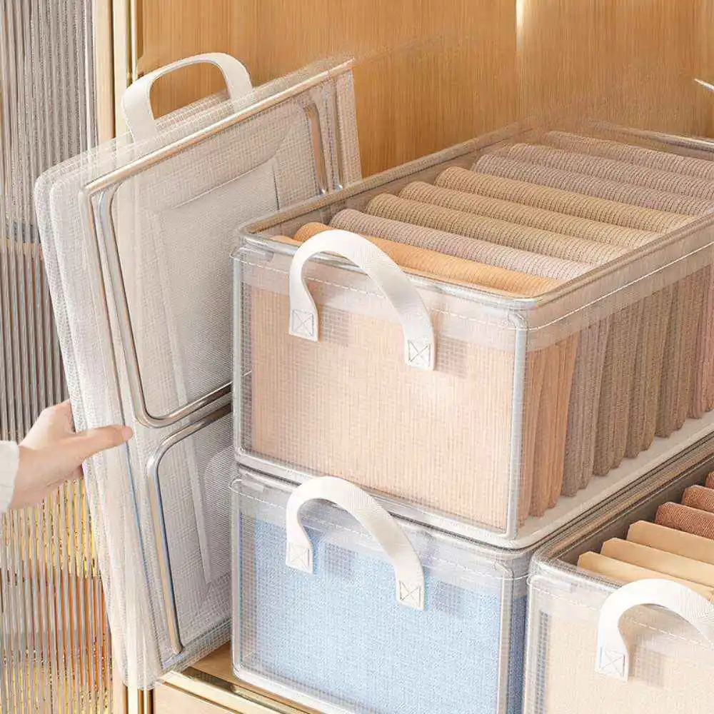 Organizador Transparente con varilla Caja de almacenamiento multiuso - Imagen 5