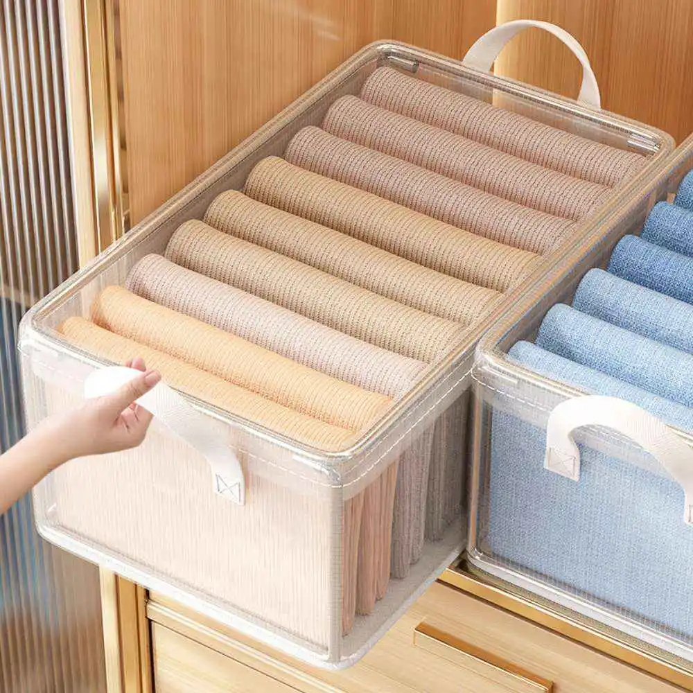 Organizador Transparente con varilla Caja de almacenamiento multiuso - Imagen 4