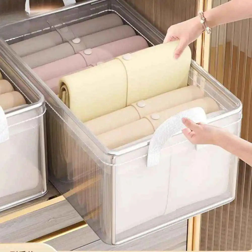 Organizador Transparente con varilla Caja de almacenamiento multiuso - Imagen 3