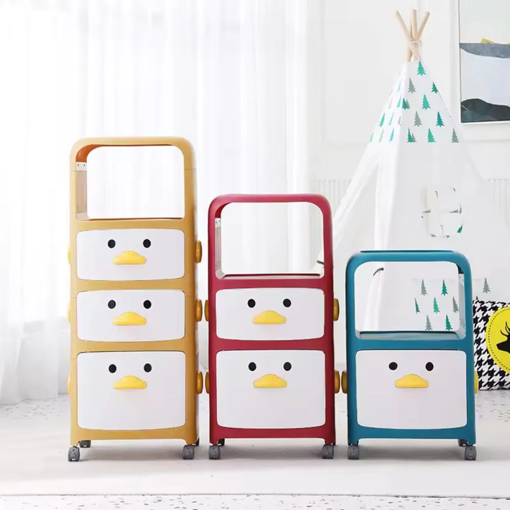 Organizador multifuncional modelo Pato con Cajones y ruedas 2 Niveles - Imagen 7