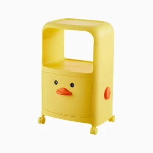 Organizador multifuncional modelo Pato con Cajones y ruedas 2 Niveles