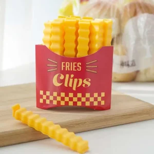 Pack clip sellador en forma de papas fritas Soporte Magnético para organizar una variedad de alimentos