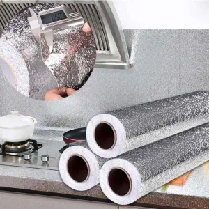 Papel metalico adhesivo aluminio para cocina