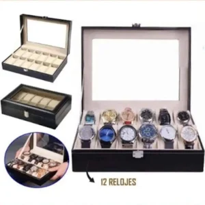 Relojero 12 espacios Organizador Estuche Relojes