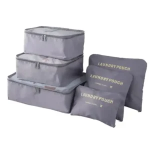 Set Organizadores Maleta Bolsas Impermeable de Viaje 6PCS