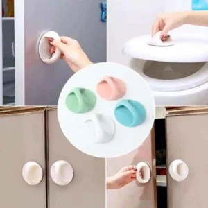 Set de 4 manijas adhesivas Manija de puerta sin costuras sin perforaciones