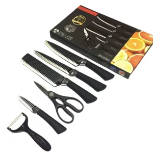 Set de Cuchillos de Cocina 6 piezas Acero Inoxidable