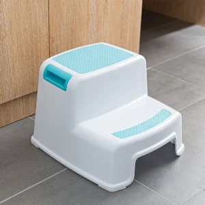 Taburete de baño 2 pisos banquito para niños Taburete para pies de doble capa