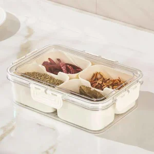 Taper acrilico hermetico con 4 bandejas desmontables