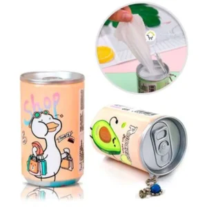 Toalla húmeda en lata modelo kawai, Toallitas húmedas antibacterianas, toallas individuales desinfectantes suaves