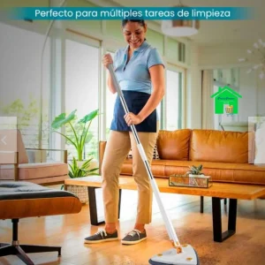 Trapeador Escurridor multifuncional con almohadilla de limpieza rotación 360 ST