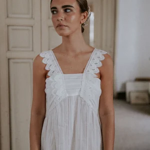 Camisón puntilla blanco