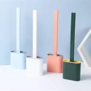 Cepillo para inodoro flexible de silicona