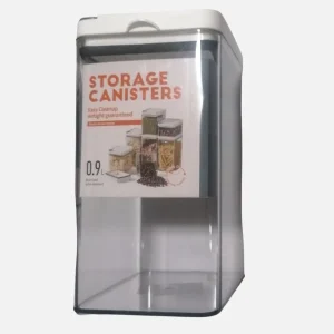 Contenedor de alimentos acrílico con tapa con control de temperatura de 0.9 L