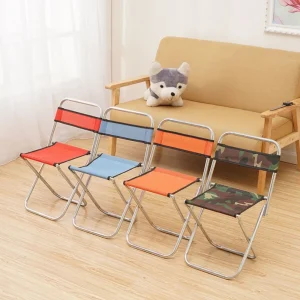 silla plegable plegable portátil para exteriores banco pequeño de pesca