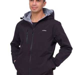 Chaqueta Impermeable Hombre Nagol Negra Aparso