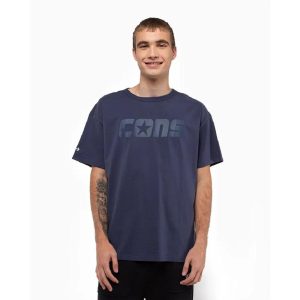Polera Hombre Cons Azul Converse