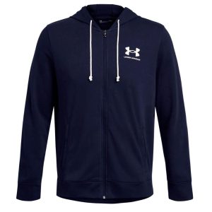 Polerón Hombre Rival terry Azul Marino Under Armour