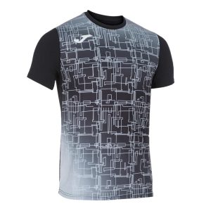 Polera Deportiva Hombre Elite VIII Negra Joma