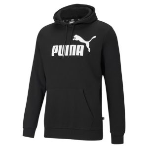 Polerón Hombre Essentials Negro Blanco Puma