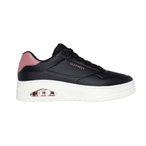 Zapatilla Mujer Uno Court Negro Skechers