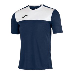 Polera Deportiva Hombre Winner Azul Marino Blanco Joma